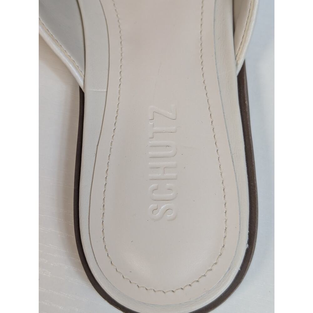NWoB Schutz Loafers Women's 8 Pearl Desmond Mule Loafer Made in Brazil (0662)